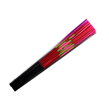 Holographic Pink Rave Mom XL Hand Fan