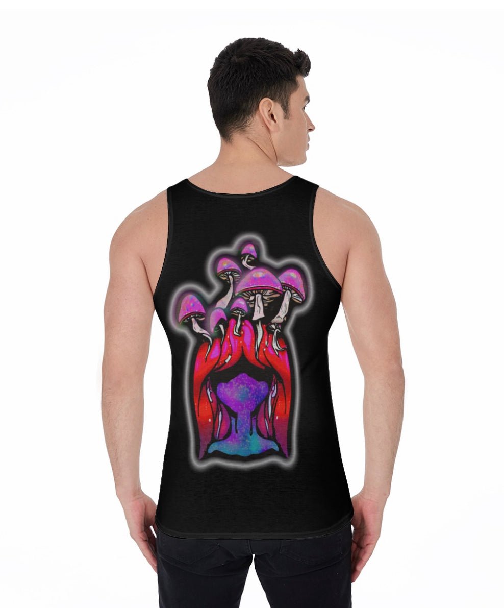 Lady Glam Tank Top – Unisex Polyester | Rave & Festival Clothing | Melted Glam - tank top - Melted Glam LLC