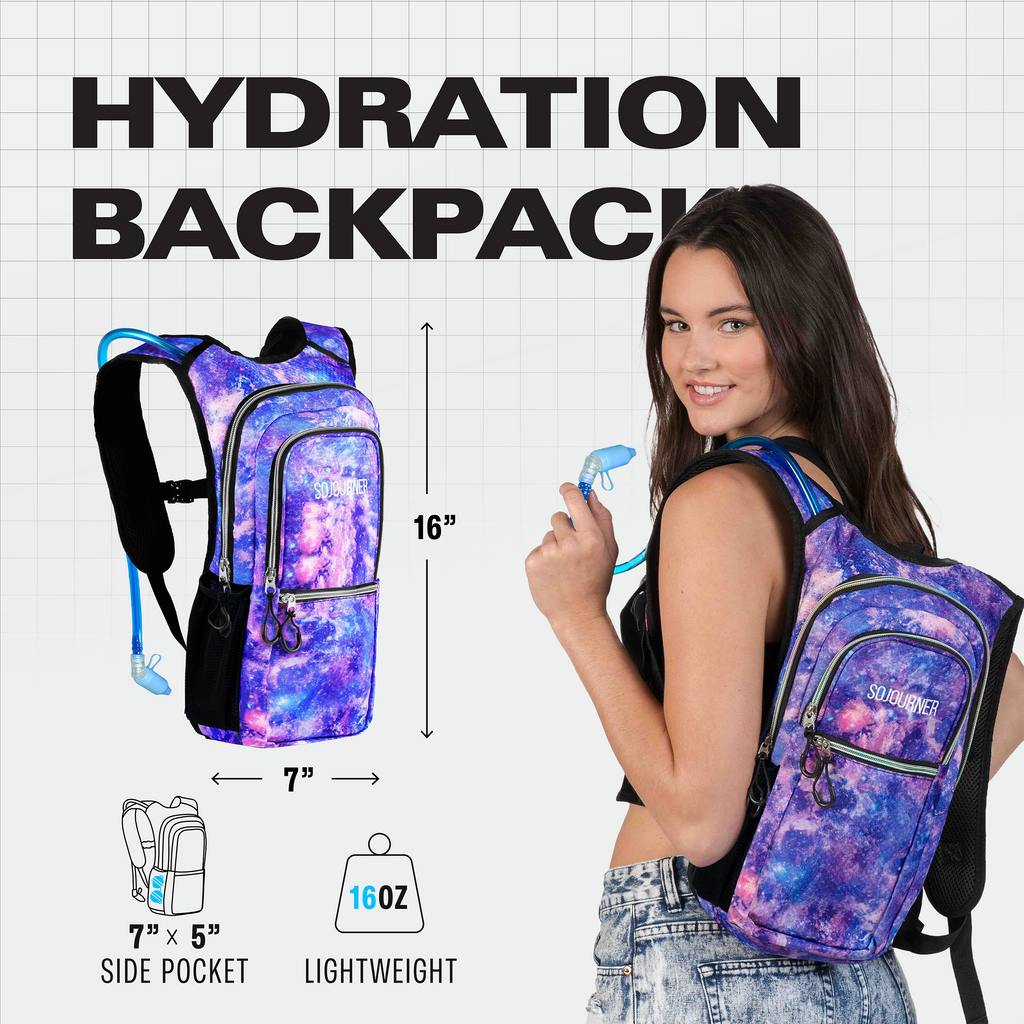 Hydration Pack Backpack (Medium) -Hydration Pack (M)- Melted Glam LLC