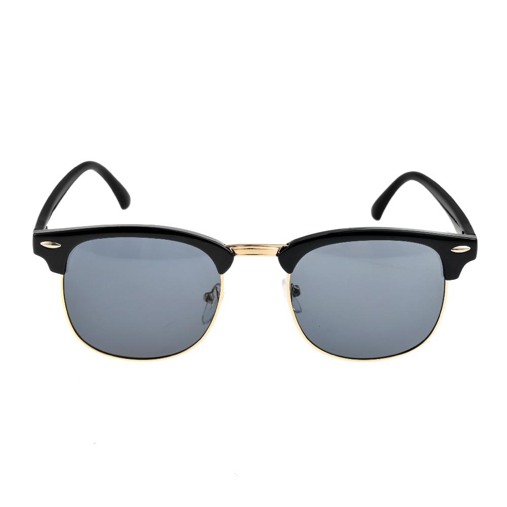 Polarized Semi-Rimless Unisex Man and Woman Classic Vintage Retro Sunglasses With U400 Protection Oculos De Sol Gafas -STS9NC17048CGD- Melted Glam LLC