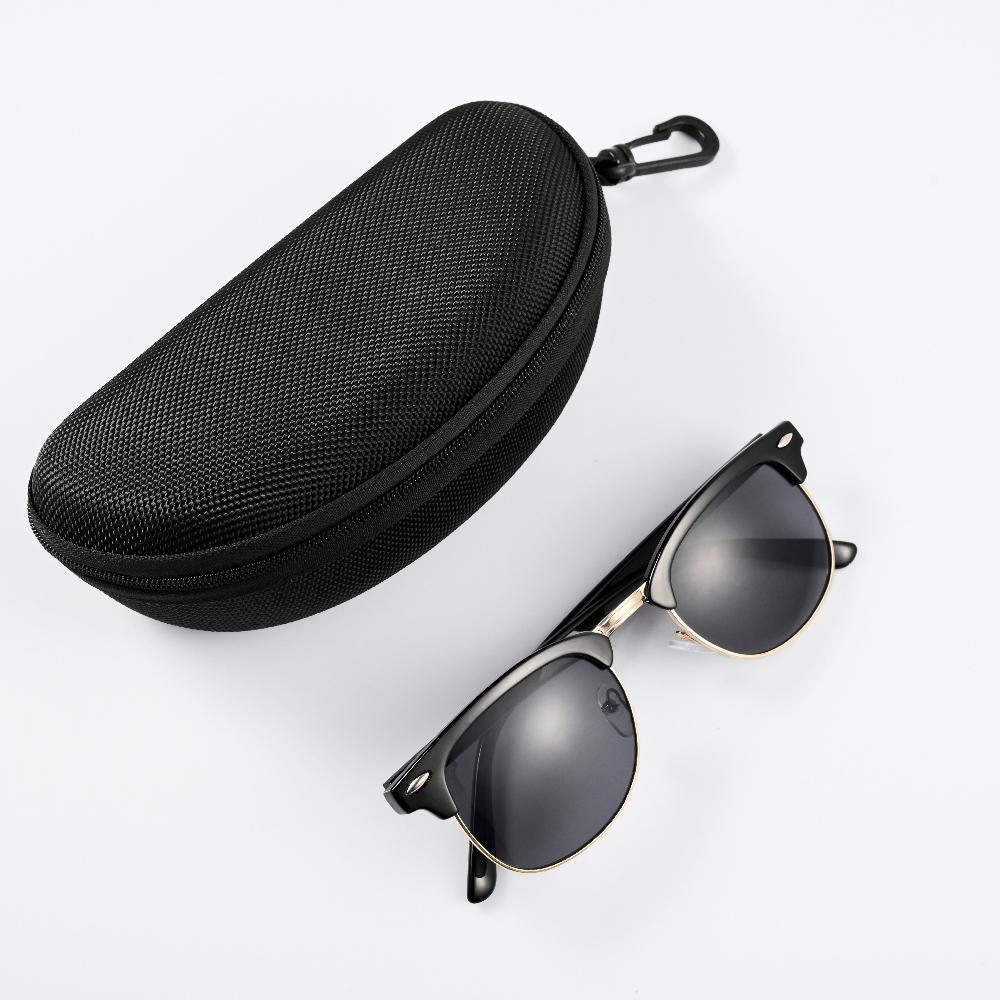 Polarized Semi-Rimless Unisex Man and Woman Classic Vintage Retro Sunglasses With U400 Protection Oculos De Sol Gafas -STS9NC17048CGD- Melted Glam LLC