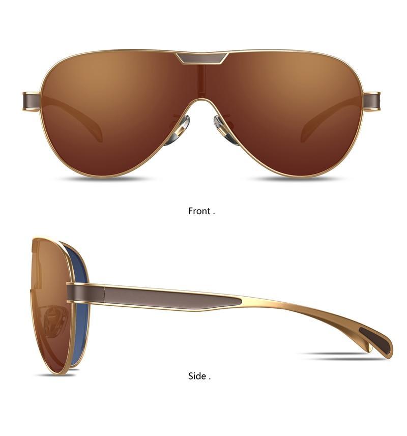 Luxury Modern Elegant Polarized Business Driving Sunglasses For Men and Woman Sports Eyewear With UV400 Protection -STS9NC17855BXY- Melted Glam LLC