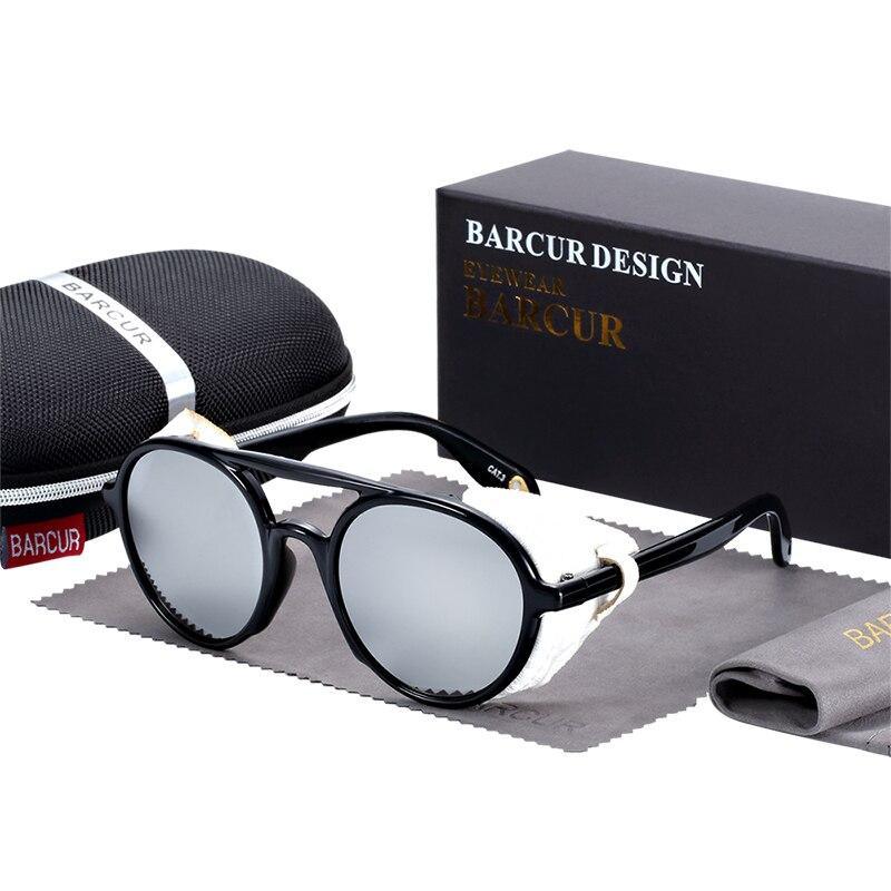 New Elegent Original Round Sunglasses Gradient Vintage Steampunk Goggles For Women and Men With UV400 Protection -STS9NC17662QMT- Melted Glam LLC