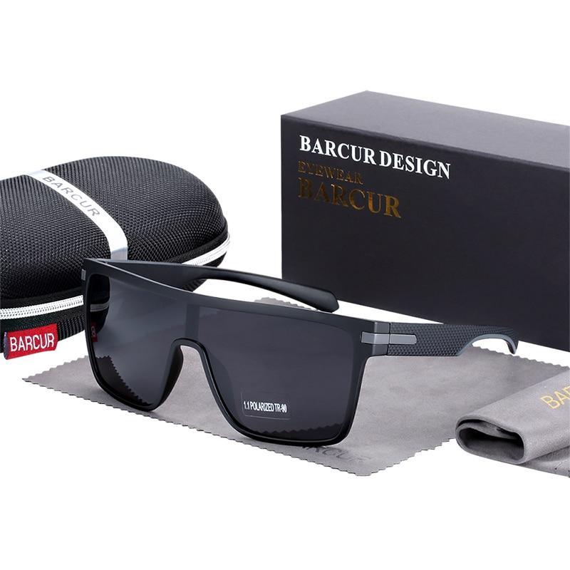 Oversized Polarized Elegant Modern Sunglasses For Men and Woman in Square Sunglasses Driving Style gafas oculos de sol WIth UV400 Protection -STS9NC17199BVC- Melted Glam LLC