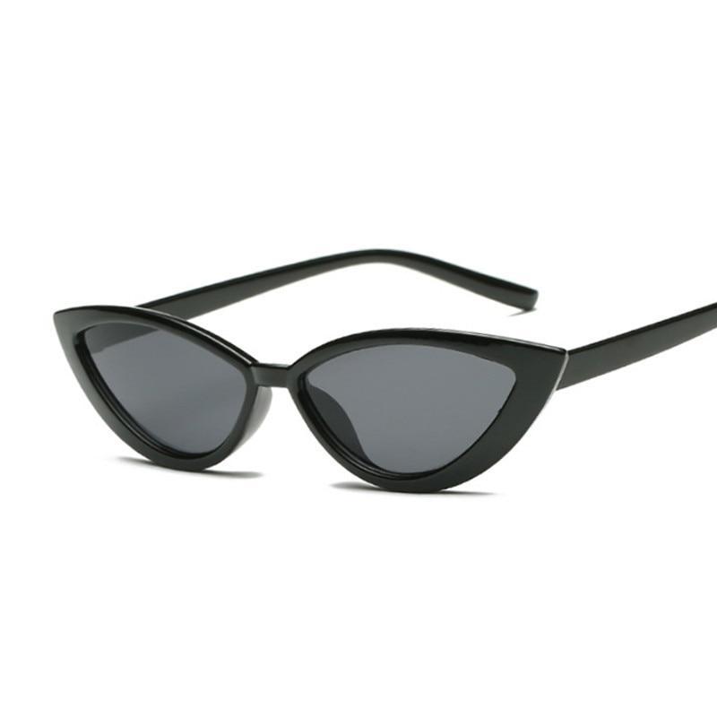 New Vintage Black Cat Eye Sunglasses for Women Fashion Brand Designer Mirror Sunglasses With UV400 Protection -STS9NC17194XS- Melted Glam LLC