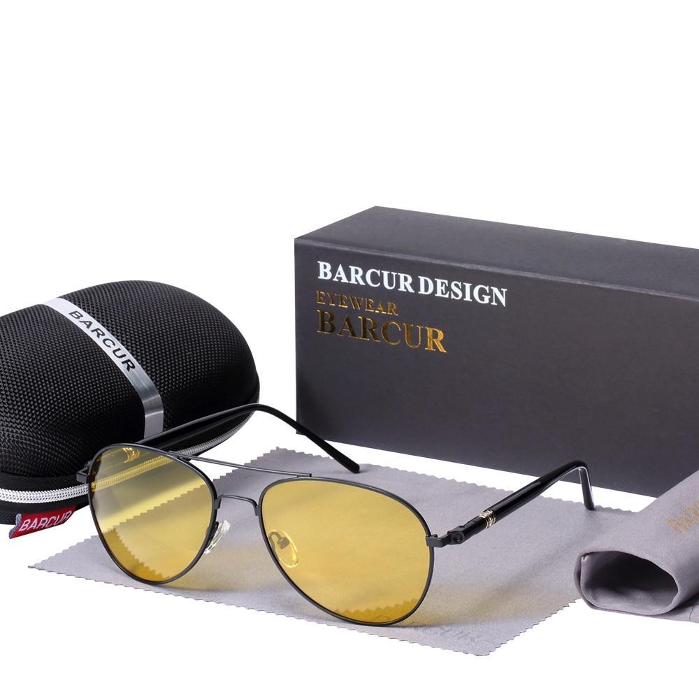 New Night Vision Sunglasses Night Driving Glasses Polarized Anti-glare Goggle For Women and Men With UV400 Protection -STS9NC18448TRS- Melted Glam LLC