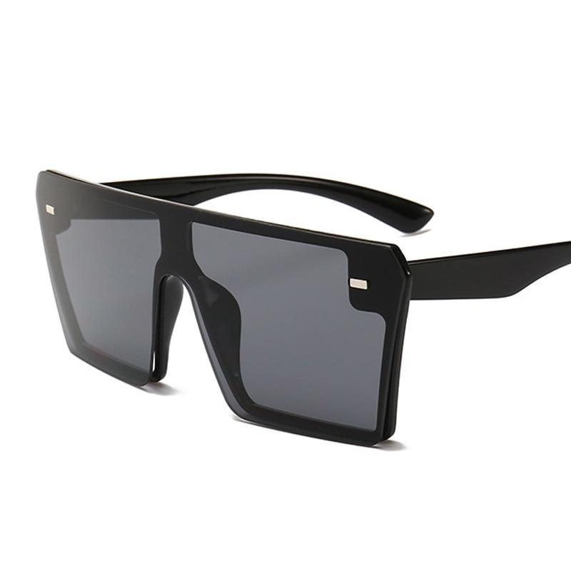 Modern Oversized Square Sunglasses For Lady and Women Luxury Brand Fashion Gafas Shade WIth Mirror Glasses And UV400 Protection -Sunglasses- Melted Glam LLC