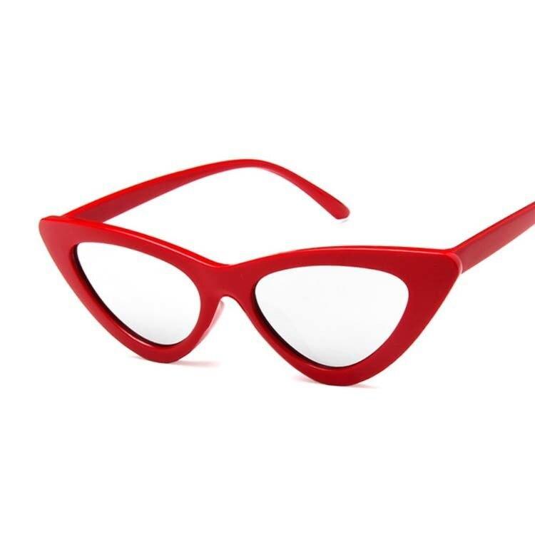 Vintage Cateye Sunglasses For Women In Famous Retro Small Cat Eye Style In NEW Modern Edition with UV400 Protection -STS9NC17723KDX- Melted Glam LLC