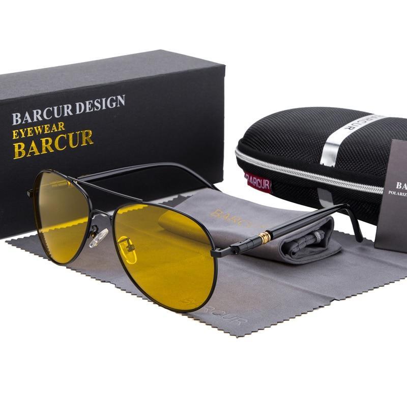 New Night Vision Sunglasses Night Driving Glasses Polarized Anti-glare Goggle For Women and Men With UV400 Protection -STS9NC18448TRS- Melted Glam LLC