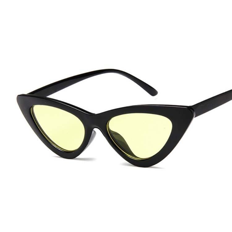 Vintage Cateye Sunglasses For Women In Famous Retro Small Cat Eye Style In NEW Modern Edition with UV400 Protection -STS9NC17723KDX- Melted Glam LLC