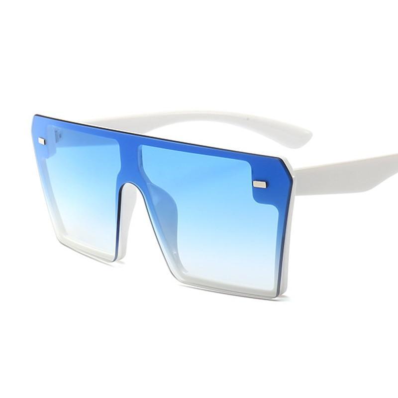 Modern Oversized Square Sunglasses For Lady and Women Luxury Brand Fashion Gafas Shade WIth Mirror Glasses And UV400 Protection -Sunglasses- Melted Glam LLC