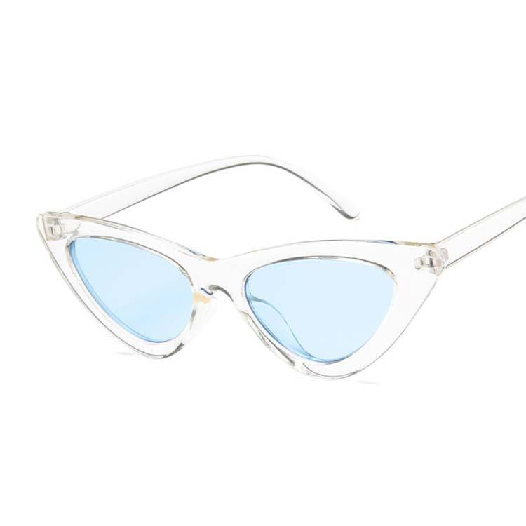 Vintage Cateye Sunglasses For Women In Famous Retro Small Cat Eye Style In NEW Modern Edition with UV400 Protection -STS9NC17723KDX- Melted Glam LLC