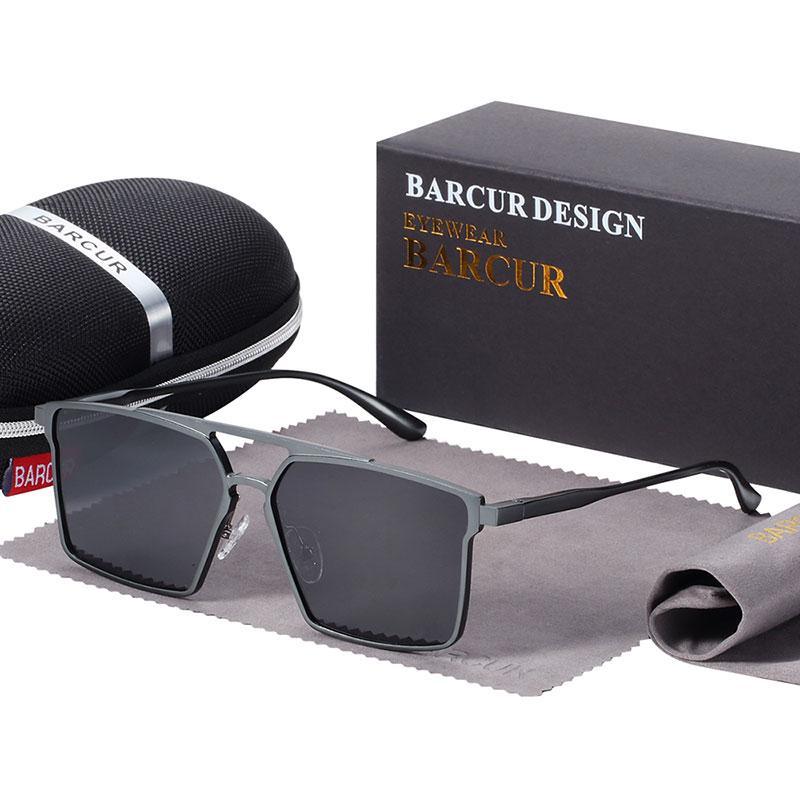 The New Luxury Original Minimalist Aluminium Square Sunglasses Polarized Sun glasses for Women and Men With UV400 Protection -STS9NC18832QSL- Melted Glam LLC