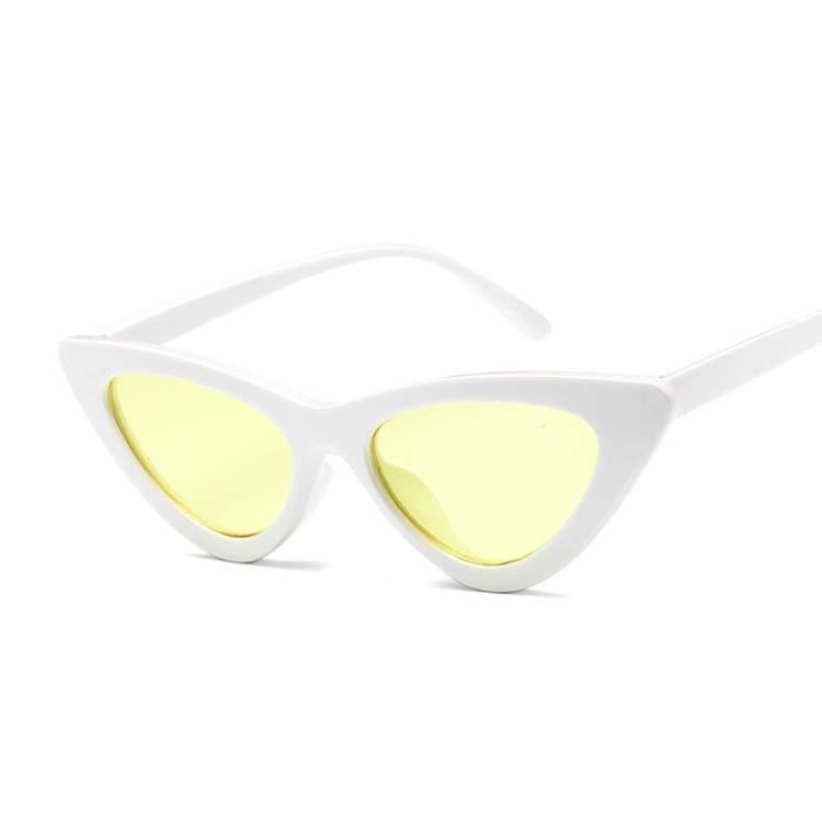 Vintage Cateye Sunglasses For Women In Famous Retro Small Cat Eye Style In NEW Modern Edition with UV400 Protection -STS9NC17723KDX- Melted Glam LLC