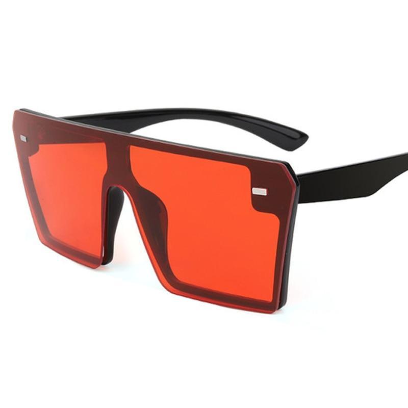 Modern Oversized Square Sunglasses For Lady and Women Luxury Brand Fashion Gafas Shade WIth Mirror Glasses And UV400 Protection -Sunglasses- Melted Glam LLC