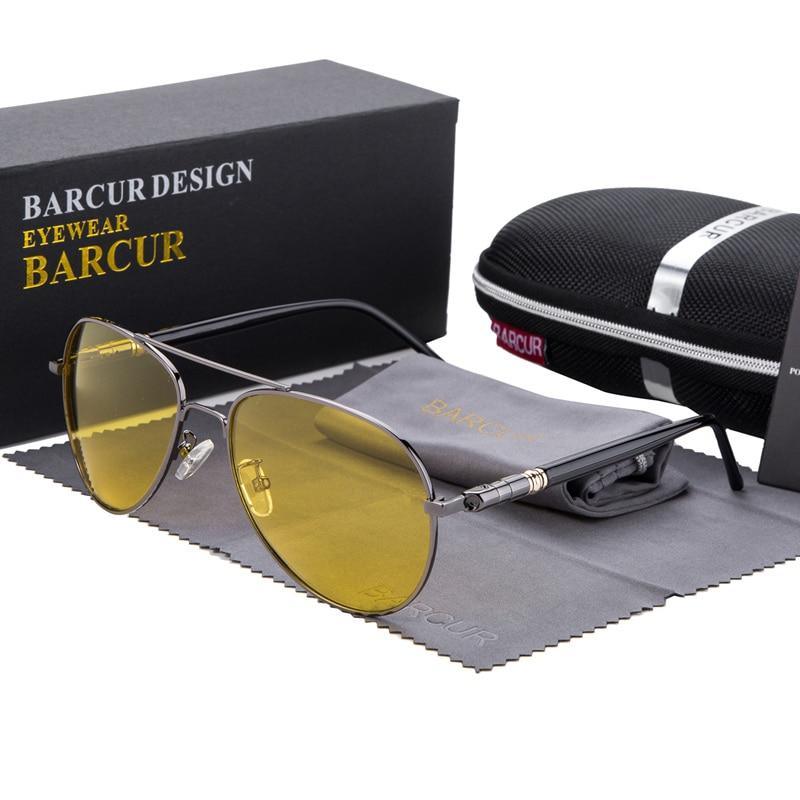 New Night Vision Sunglasses Night Driving Glasses Polarized Anti-glare Goggle For Women and Men With UV400 Protection -STS9NC18448TRS- Melted Glam LLC