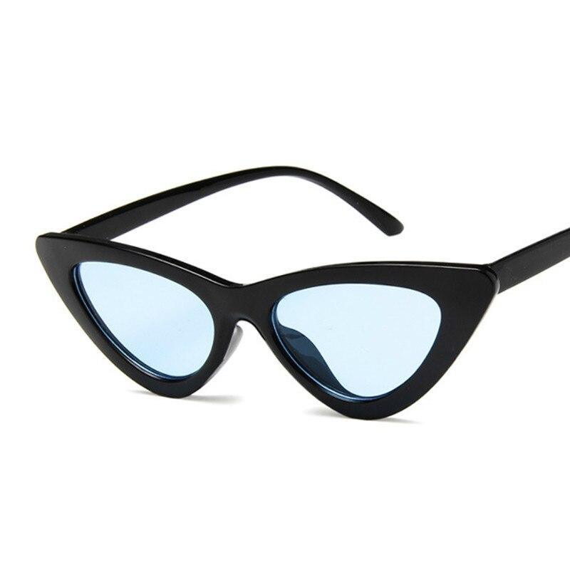 Vintage Cateye Sunglasses For Women In Famous Retro Small Cat Eye Style In NEW Modern Edition with UV400 Protection -STS9NC17723KDX- Melted Glam LLC
