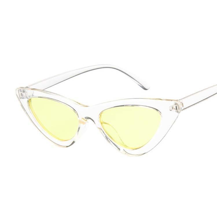 Vintage Cateye Sunglasses For Women In Famous Retro Small Cat Eye Style In NEW Modern Edition with UV400 Protection -STS9NC17723KDX- Melted Glam LLC