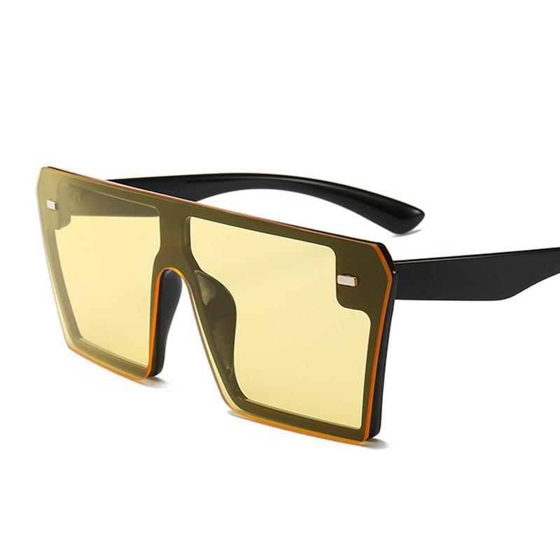 Modern Oversized Square Sunglasses For Lady and Women Luxury Brand Fashion Gafas Shade WIth Mirror Glasses And UV400 Protection -Sunglasses- Melted Glam LLC