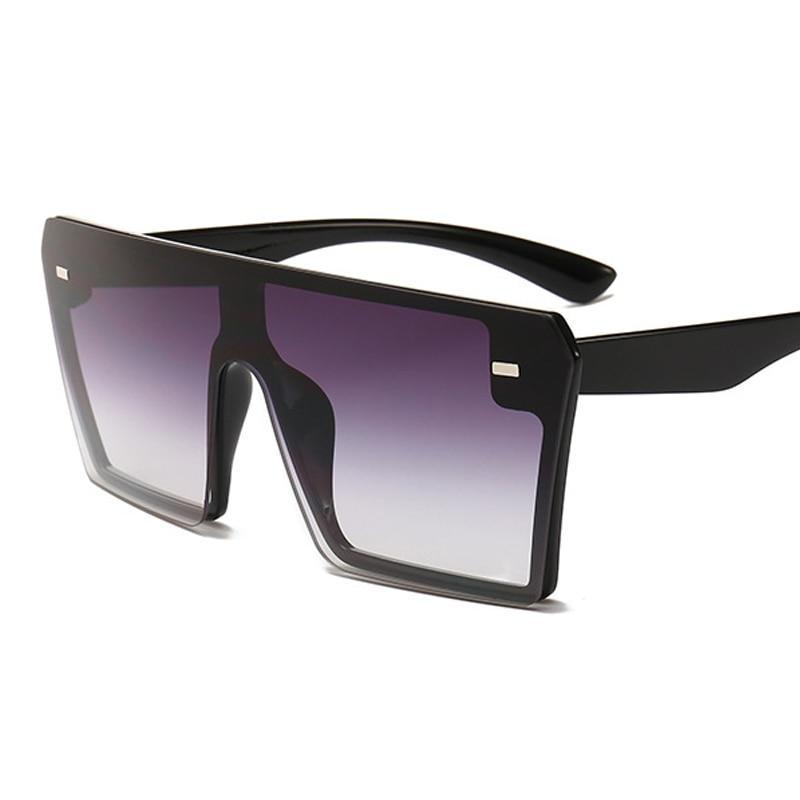 Modern Oversized Square Sunglasses For Lady and Women Luxury Brand Fashion Gafas Shade WIth Mirror Glasses And UV400 Protection -Sunglasses- Melted Glam LLC