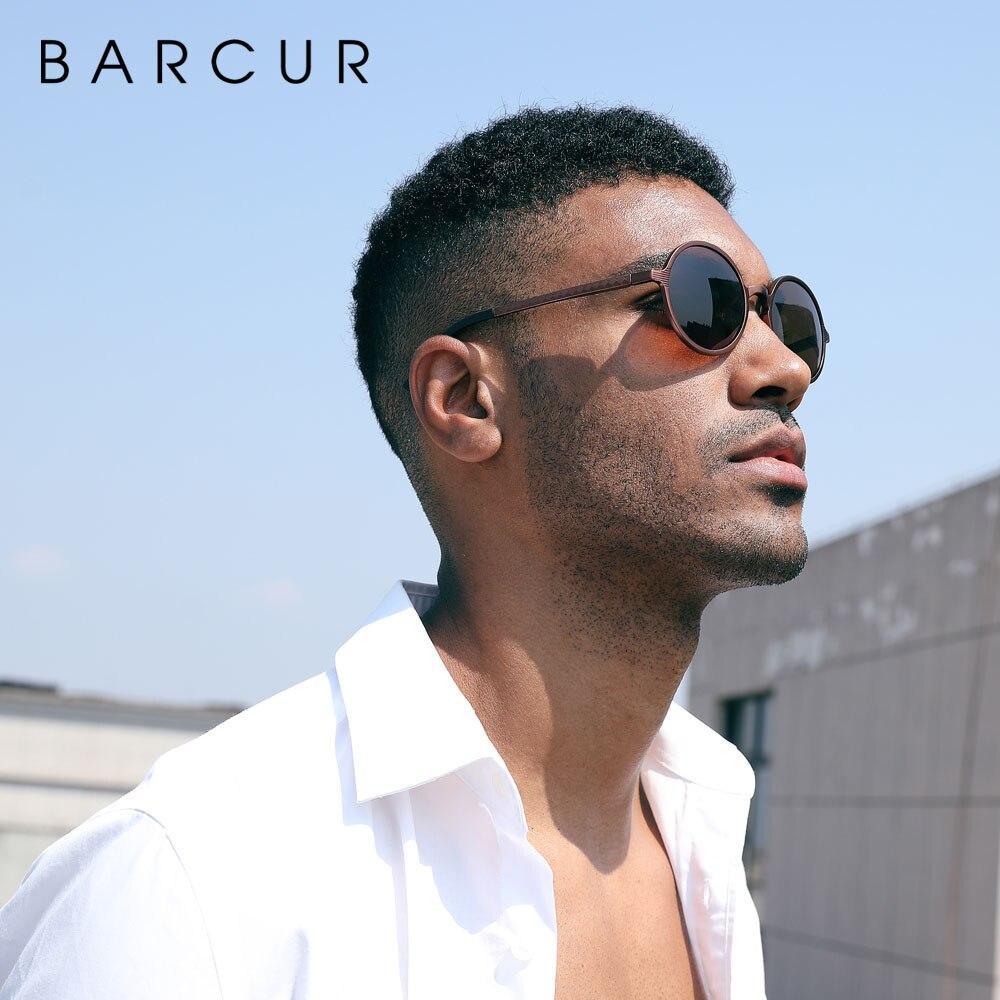 Round Luxury Polarized Universal Retro Modern Sunglasses With High Quality Metal Frame And UV400 Protection -STS9NC17822CDS- Melted Glam LLC