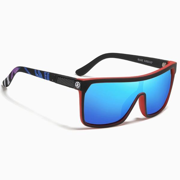 Sport New Siamese Men sunglasses PC+Metal Frame Colorful TAC Outdoor Sun Glasses Anti-Glare UV400 Travel Oversized Unisex Sunglasses Man and Woman SUnglasses -STS9NC17057FPZU- Melted Glam LLC