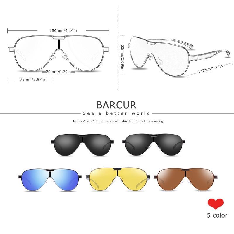 Luxury Modern Elegant Polarized Business Driving Sunglasses For Men and Woman Sports Eyewear With UV400 Protection -STS9NC17855BXY- Melted Glam LLC
