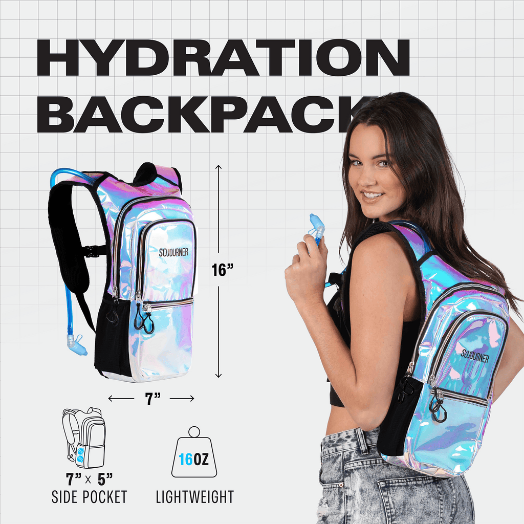 Hydration Pack Backpack (Medium) -Hydration Pack (M)- Melted Glam LLC