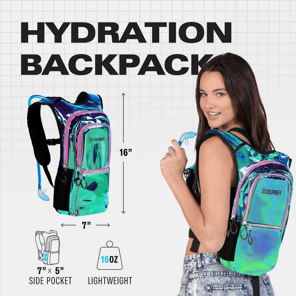 Hydration Pack Backpack (Medium) -Hydration Pack (M)- Melted Glam LLC