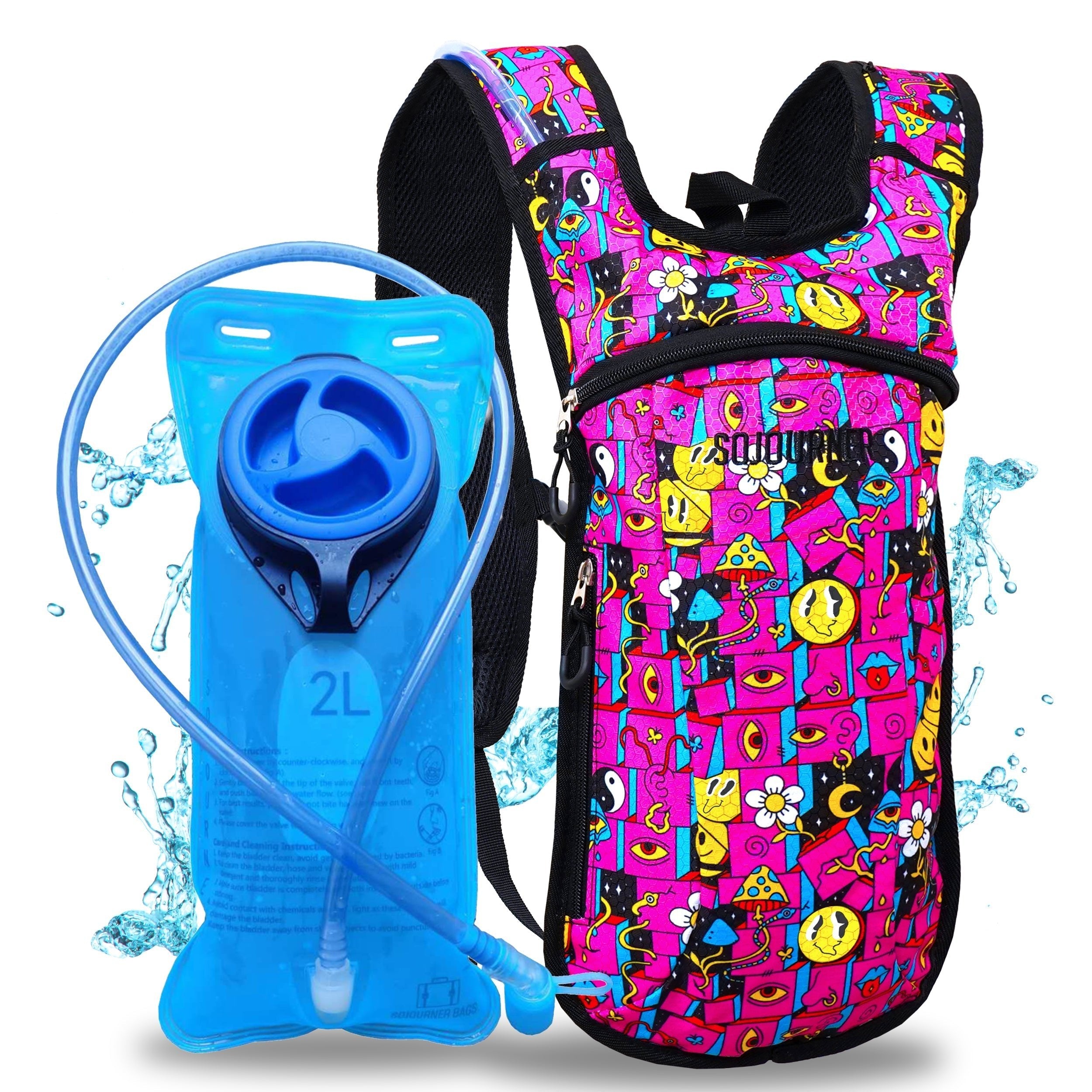 Hydration Pack Backpack (Small) -Hydration Pack (S)- Melted Glam LLC