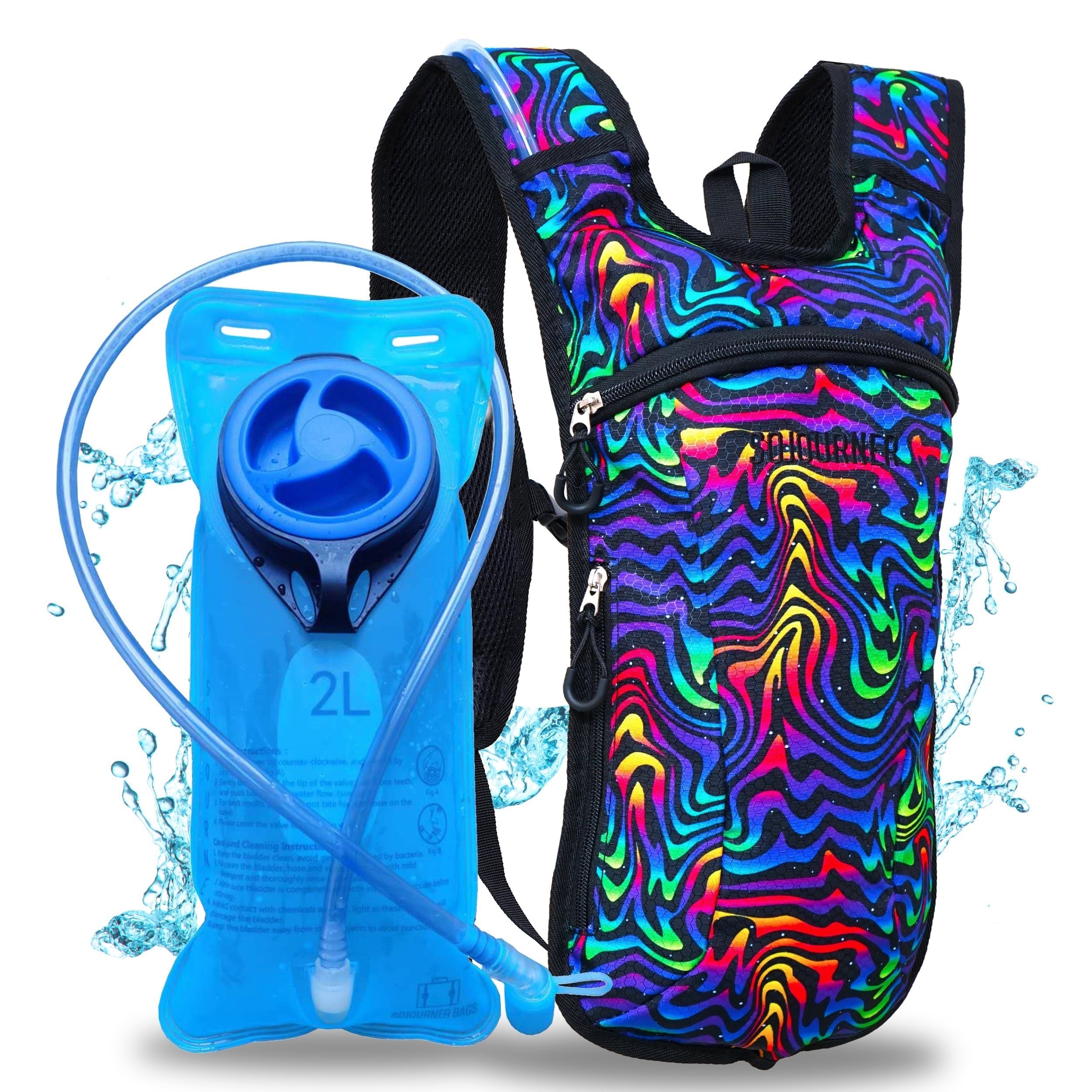 Hydration Pack Backpack (Small) -Hydration Pack (S)- Melted Glam LLC