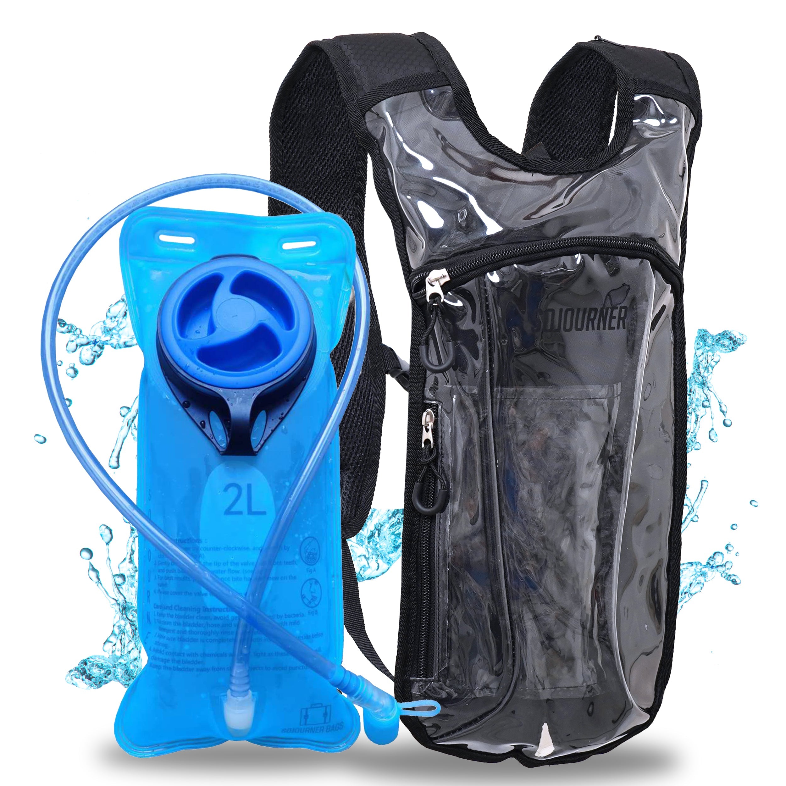 Hydration Pack Backpack (Small) -Hydration Pack (S)- Melted Glam LLC