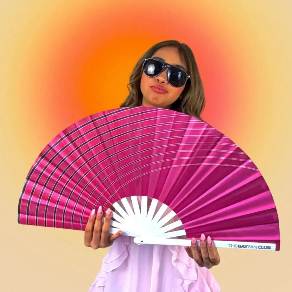 Wave Fan (UV) -Hand Fan- Melted Glam LLC