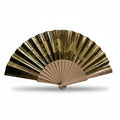 Gold Holographic Feral Hand Fan -Hand fan- Melted Glam LLC