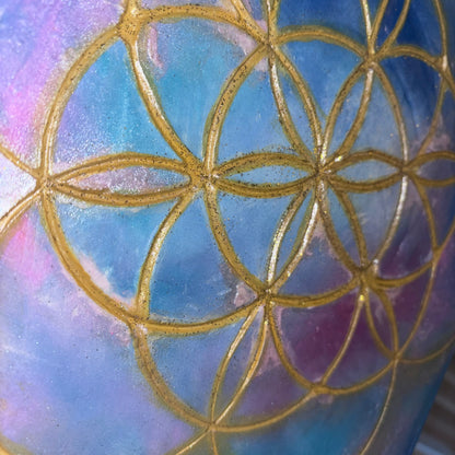 Flower of life (original painting) Melted Glam