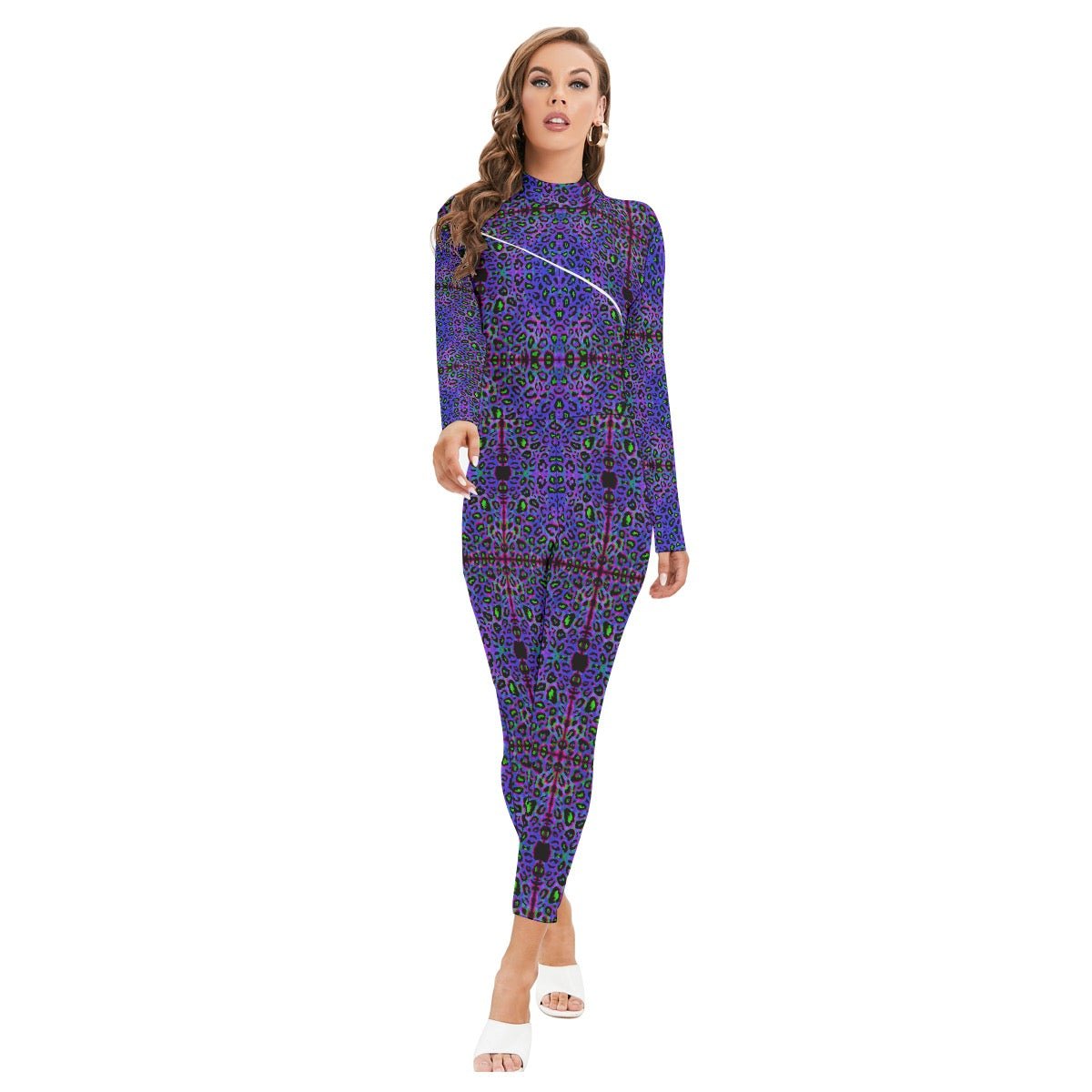 Long - Sleeved Jumpsuit – Women's | 12 Melting Options | Rave & Festival Clothing | Melted Glam - Jumpsuit - Melted Glam LLC