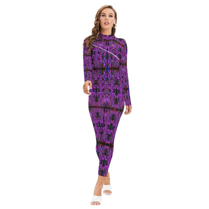 Long - Sleeved Jumpsuit – Women's | 12 Melting Options | Rave & Festival Clothing | Melted Glam - Jumpsuit - Melted Glam LLC