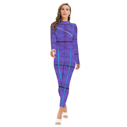 Long - Sleeved Jumpsuit – Women's | 12 Melting Options | Rave & Festival Clothing | Melted Glam - Jumpsuit - Melted Glam LLC