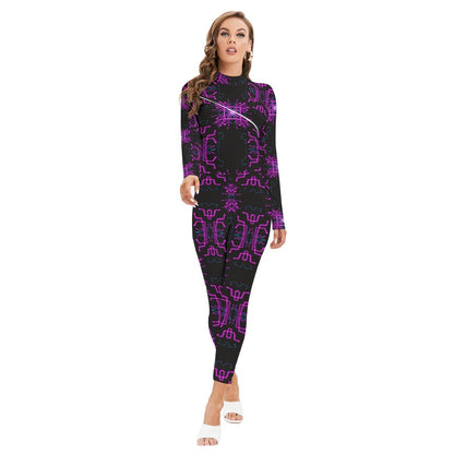 Long - Sleeved Jumpsuit – Women's | 12 Melting Options | Rave & Festival Clothing | Melted Glam - Jumpsuit - Melted Glam LLC