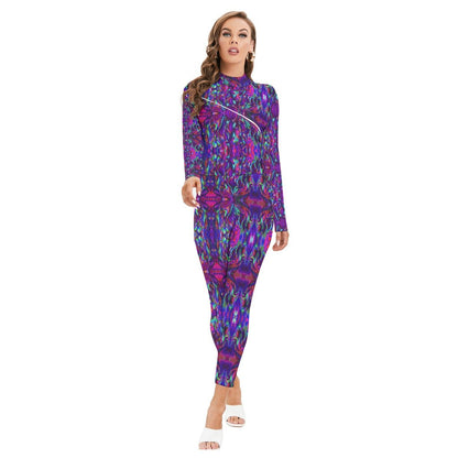 Long - Sleeved Jumpsuit – Women's | 12 Melting Options | Rave & Festival Clothing | Melted Glam - Jumpsuit - Melted Glam LLC