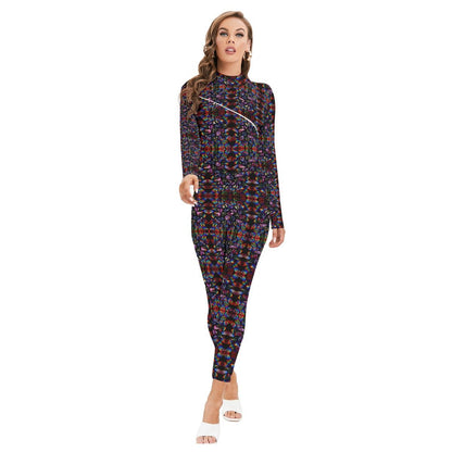 Long - Sleeved Jumpsuit – Women's | 12 Melting Options | Rave & Festival Clothing | Melted Glam - Jumpsuit - Melted Glam LLC