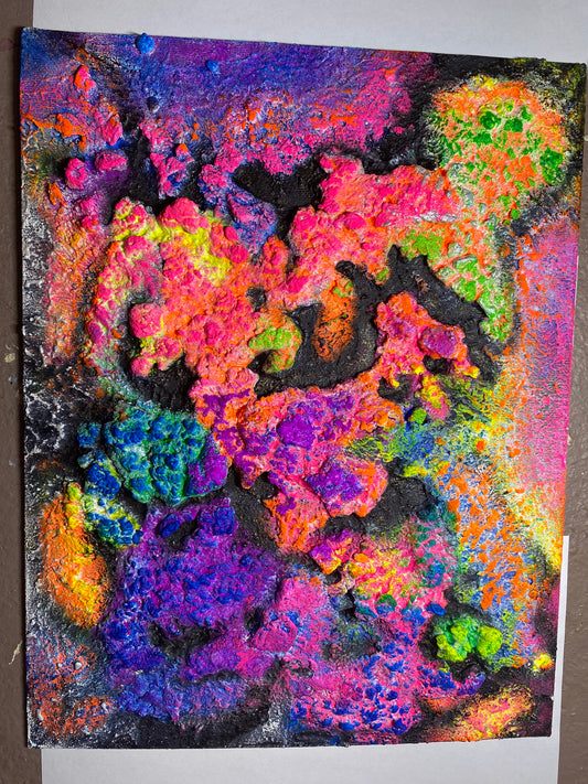 Glam portal Galaxy painting , a 14 x 11-inch , UV Sold!