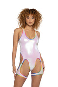 Unicorn Dreams Rainbow Chaps Bodysuit - Melted Glam LLC