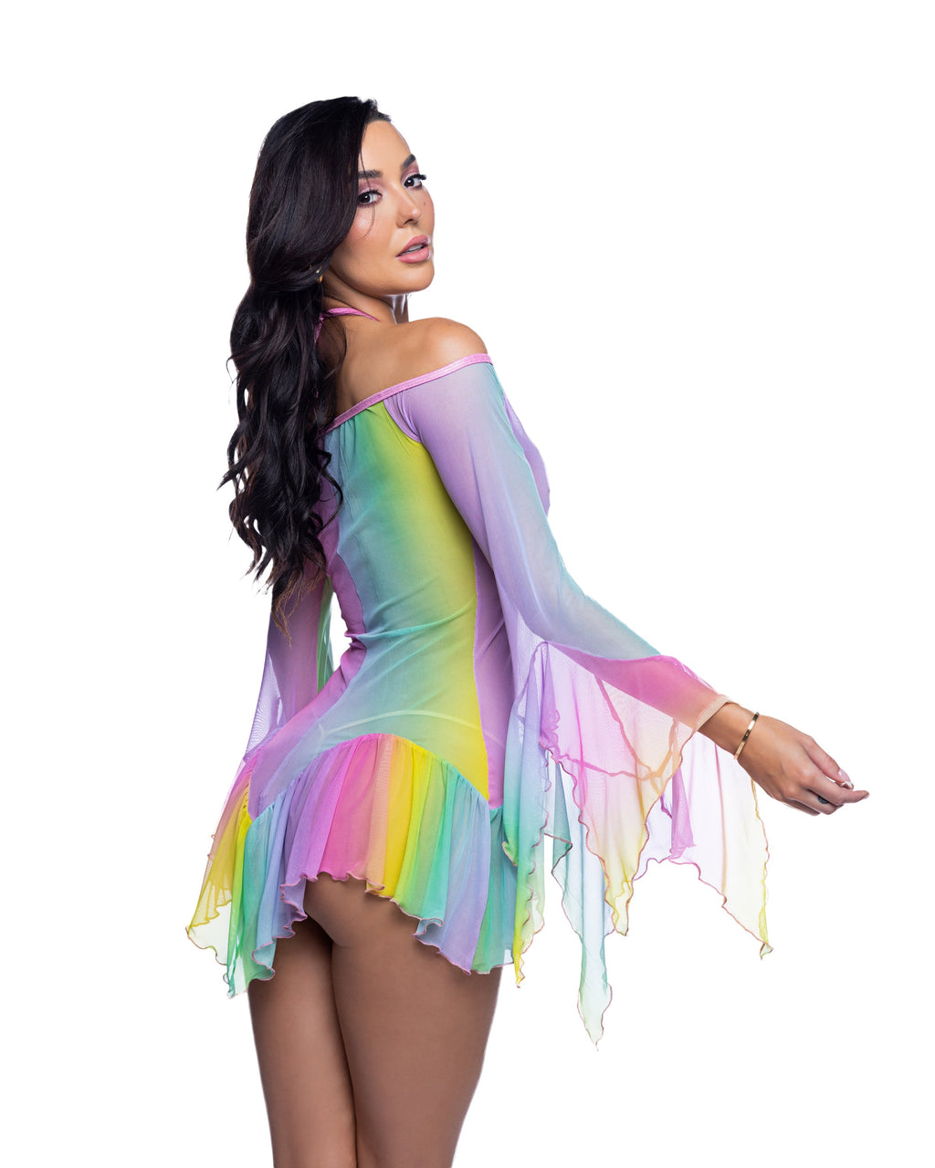 Flow Dress Bell Sleeve - Melted Glam LLC