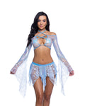 Sequin Butterfly Top & Skirt Set - Melted Glam LLC