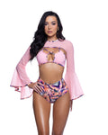 Mesh Bell Sleeve Rave Shrug Cover up - Melted Glam LLC