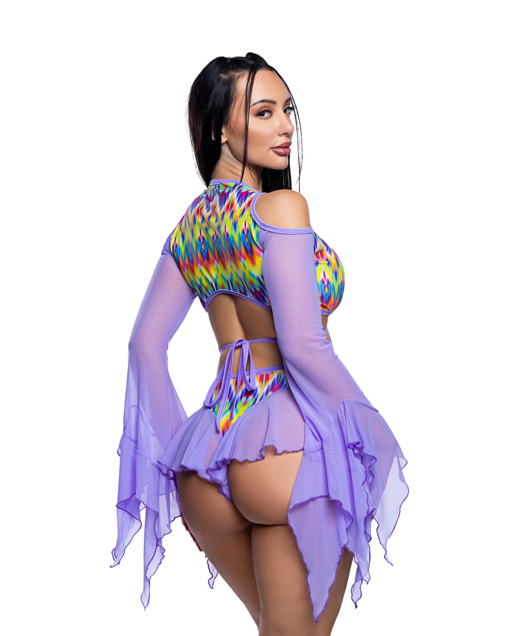 Flutter Rave Shorts - Melted Glam LLC