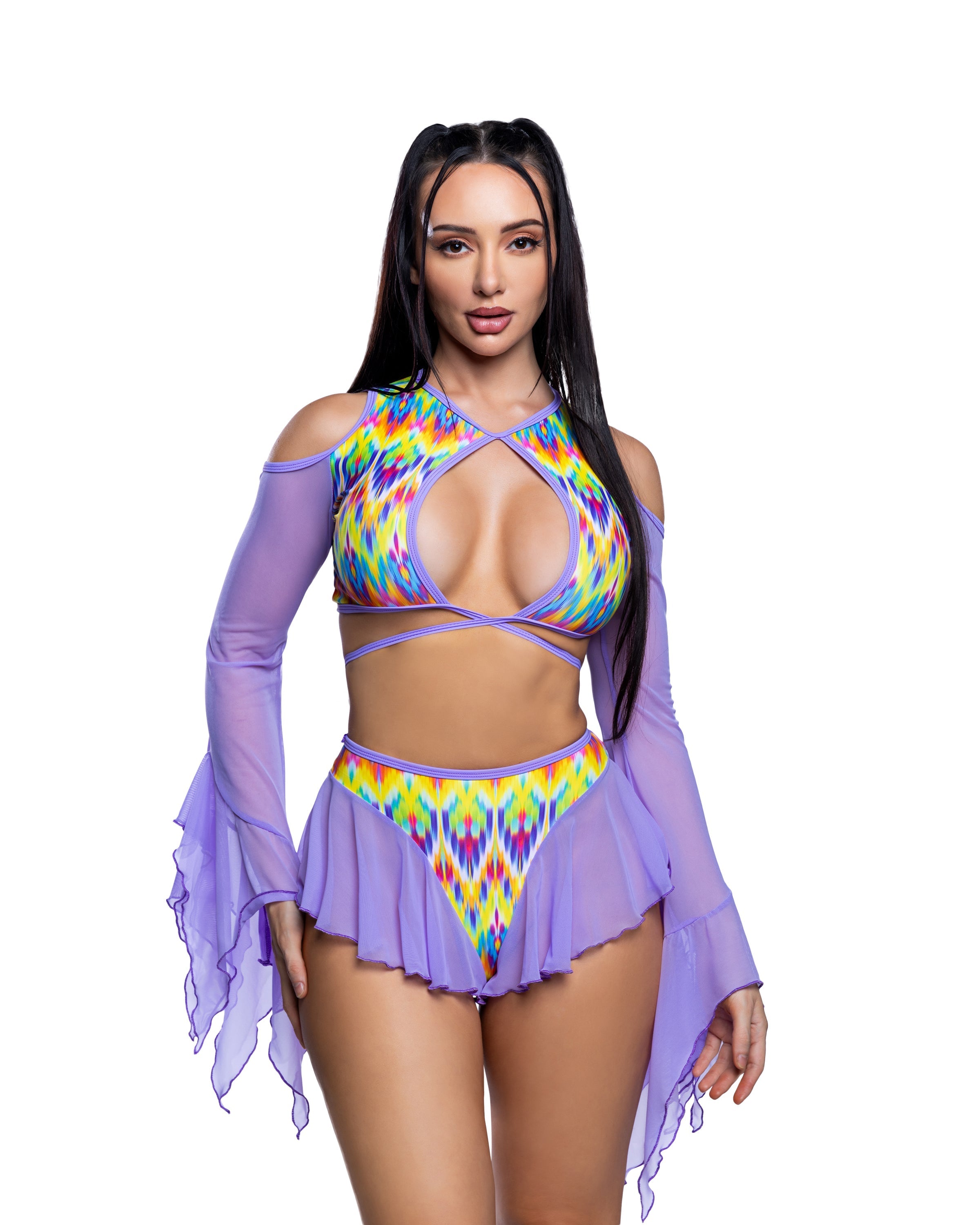 Flutter Rave Shorts - Melted Glam LLC