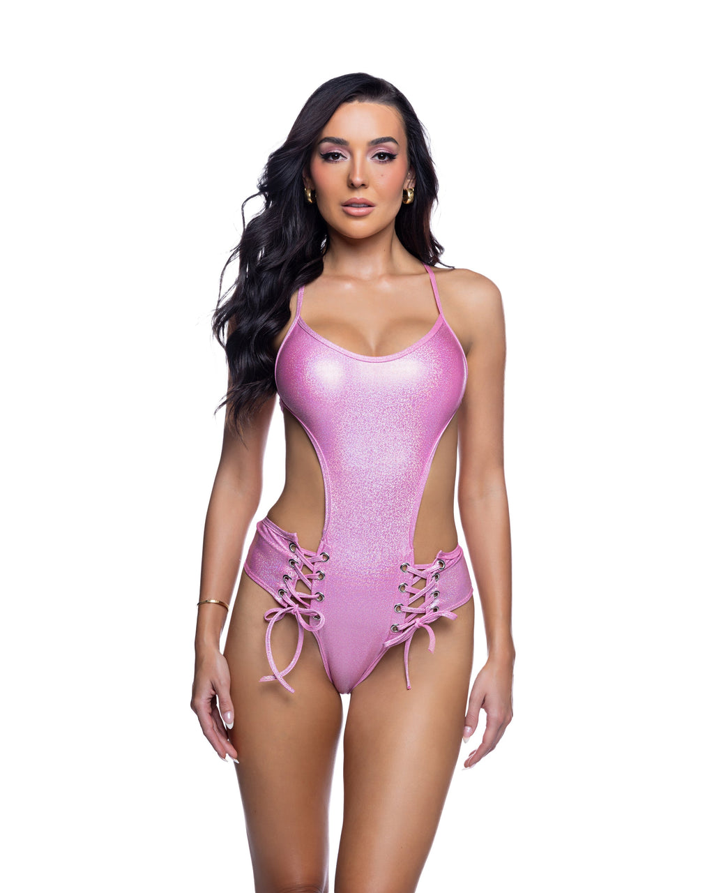 Lace-Up Festival Bodysuit - Melted Glam LLC