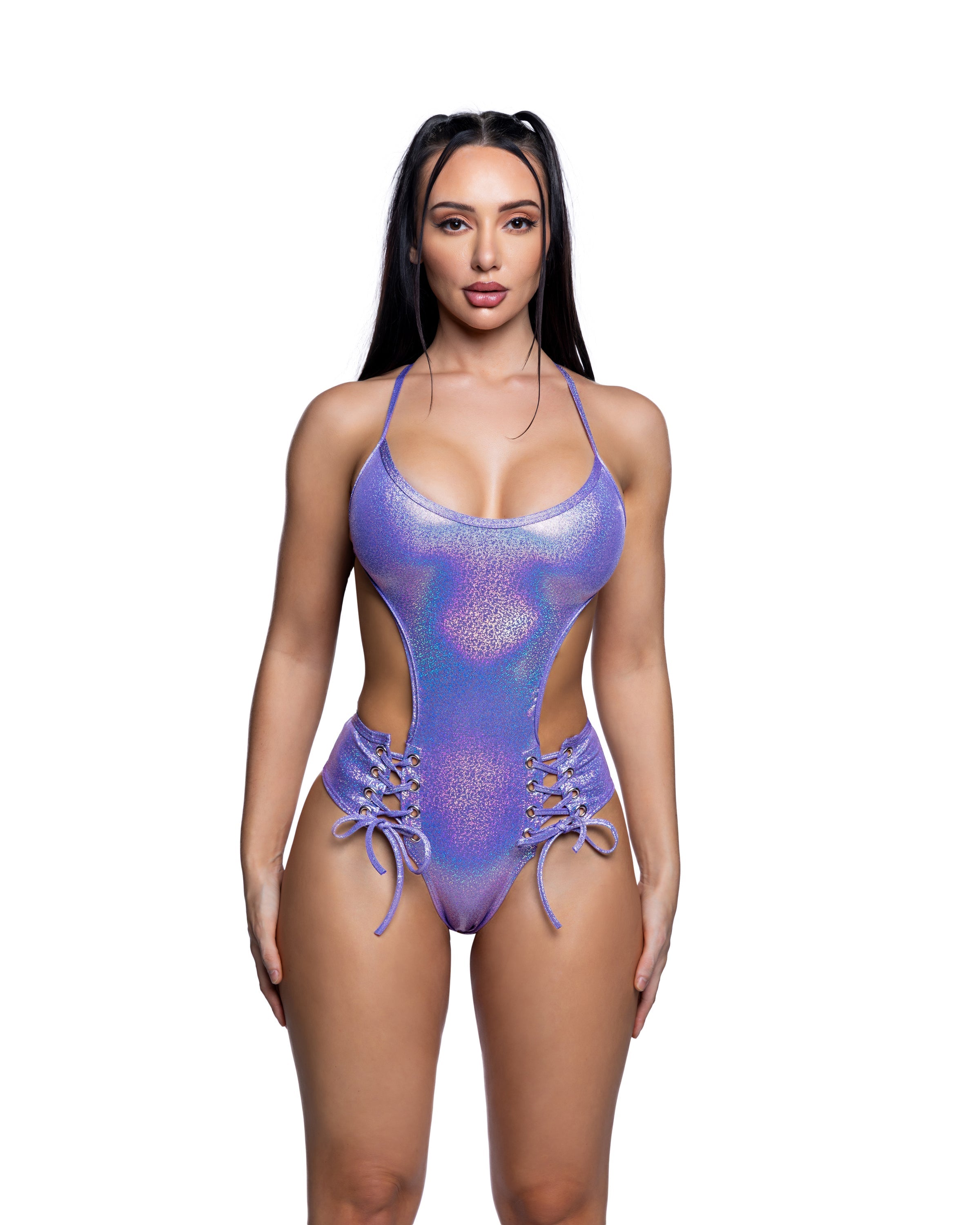 Lace-Up Festival Bodysuit - Melted Glam LLC